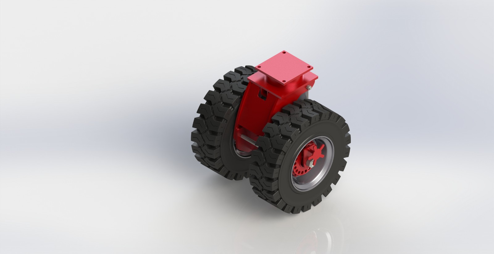 ASK89222-200200-SR 22寸（平底）减震脚轮