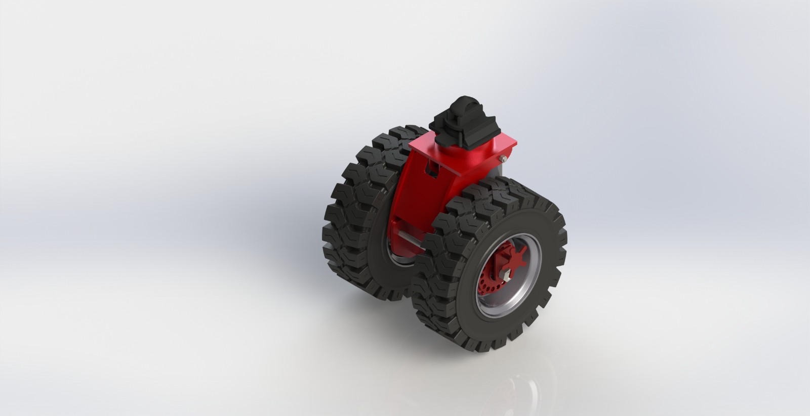 ASK89222-ISTD-SR 22寸（燕尾锁）集装箱减震脚轮