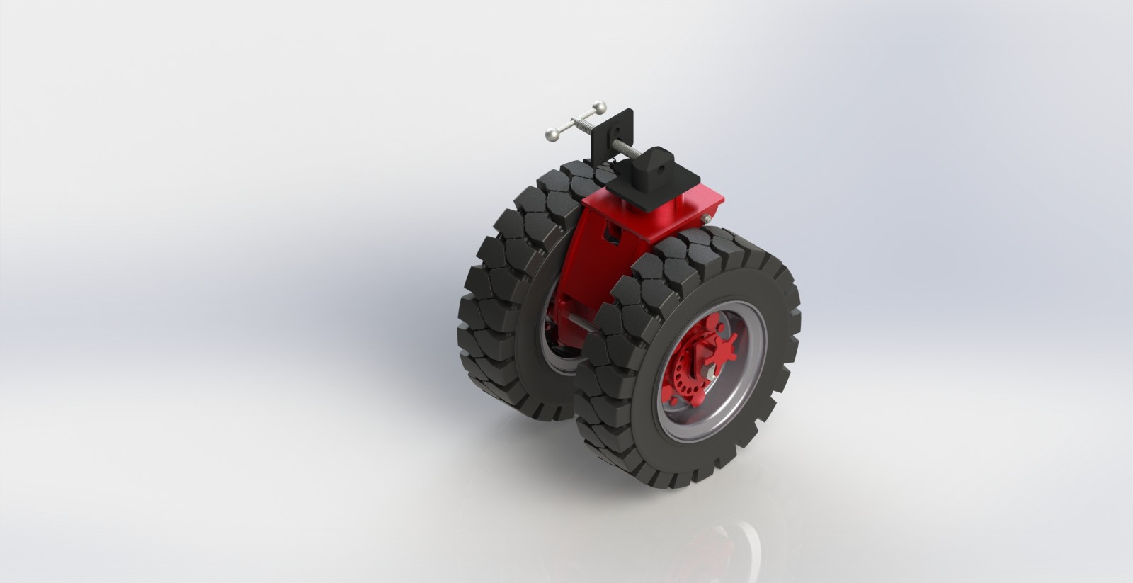 ASK89252-ISTD-SR 25寸（则装锁）集装箱减震脚轮