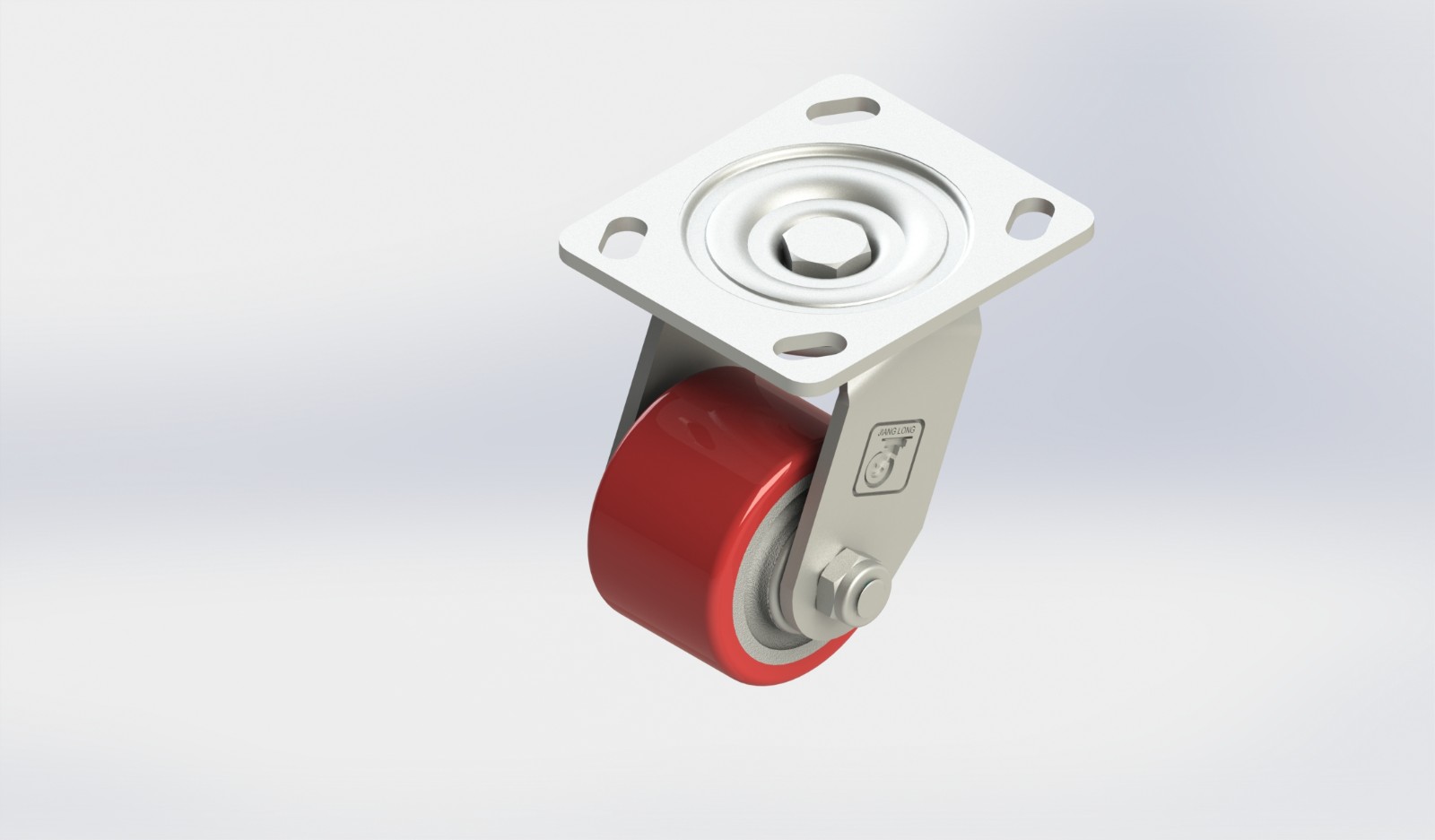 3×2铸铁PU活动轮