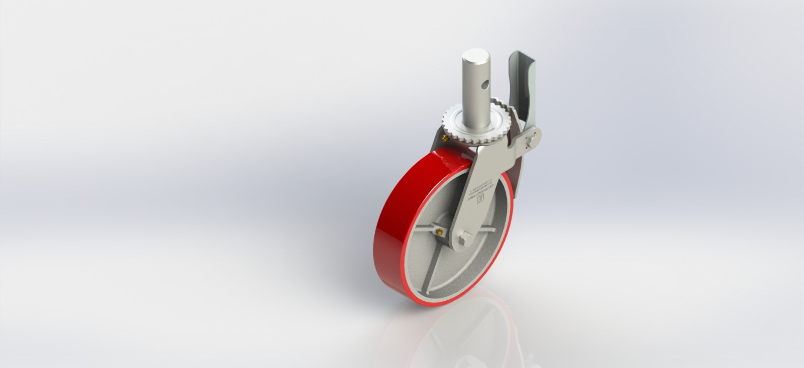 H7080-41-PCI 8×2铸铁PU大重型美式鹰架轮