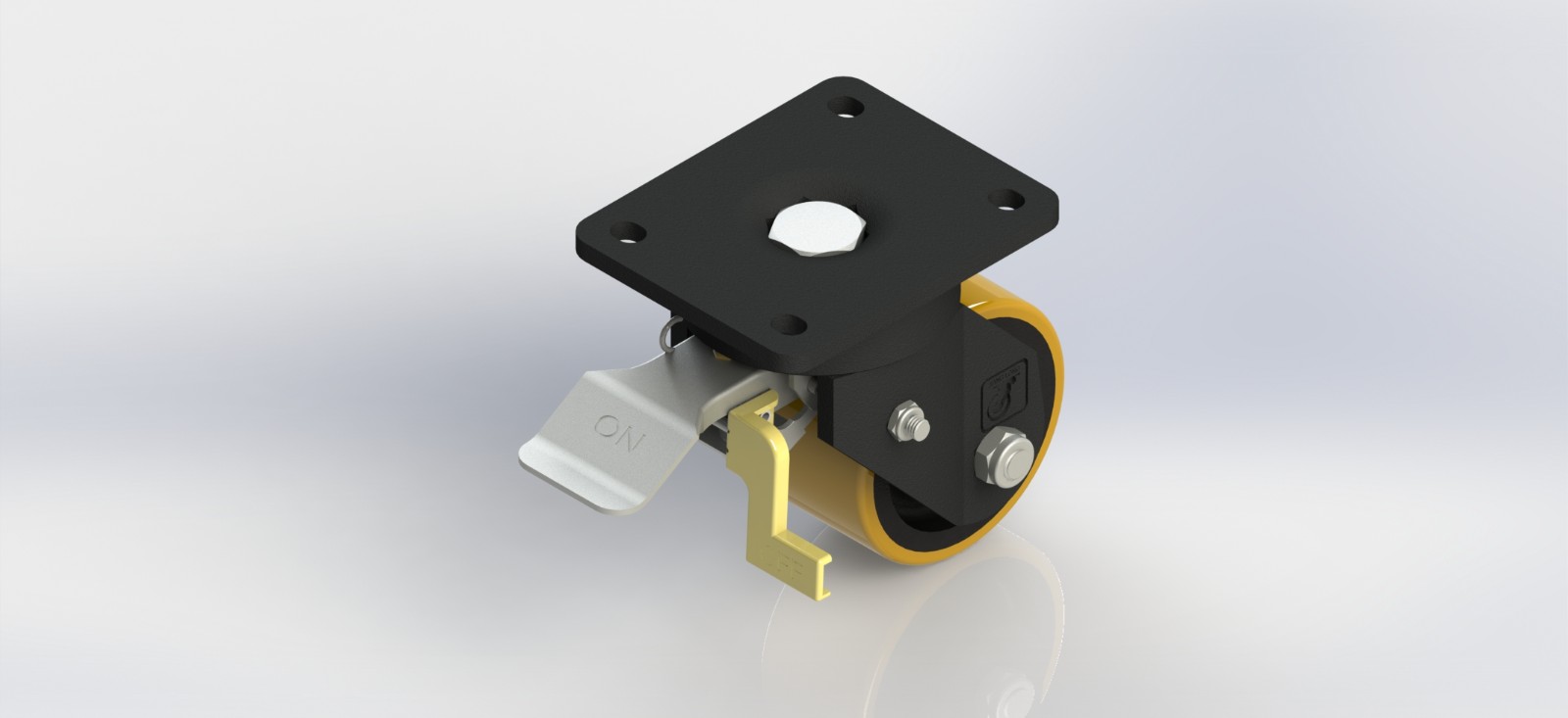 6940B-01-OPCI 4×2欧款铸铁PU刹车轮