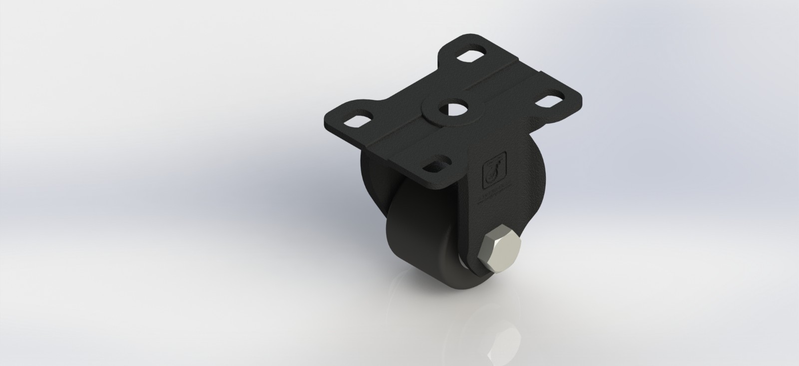 3315R-01-NY 1.5寸低重心尼龙固定轮