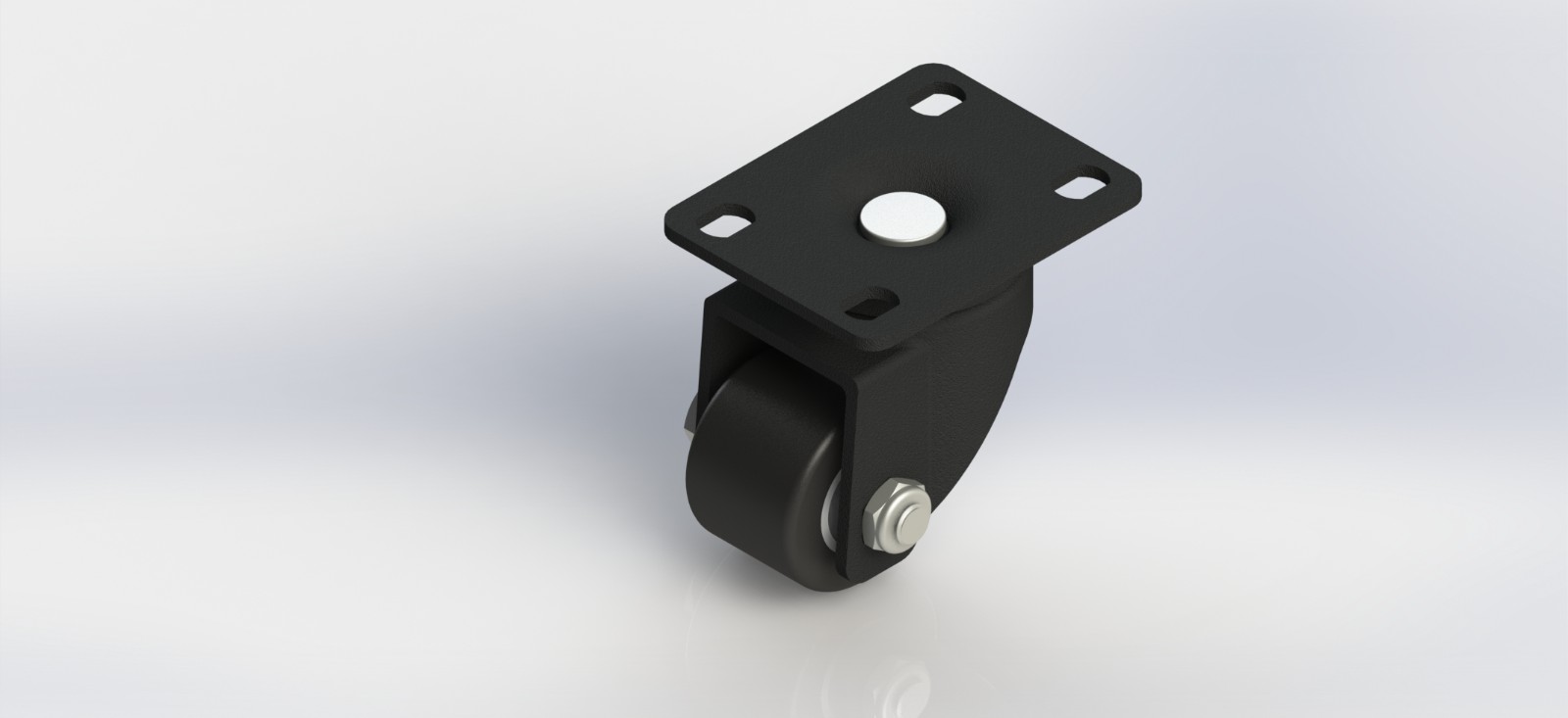 3315-01-NY 1.5寸低重心尼龙平底活动轮