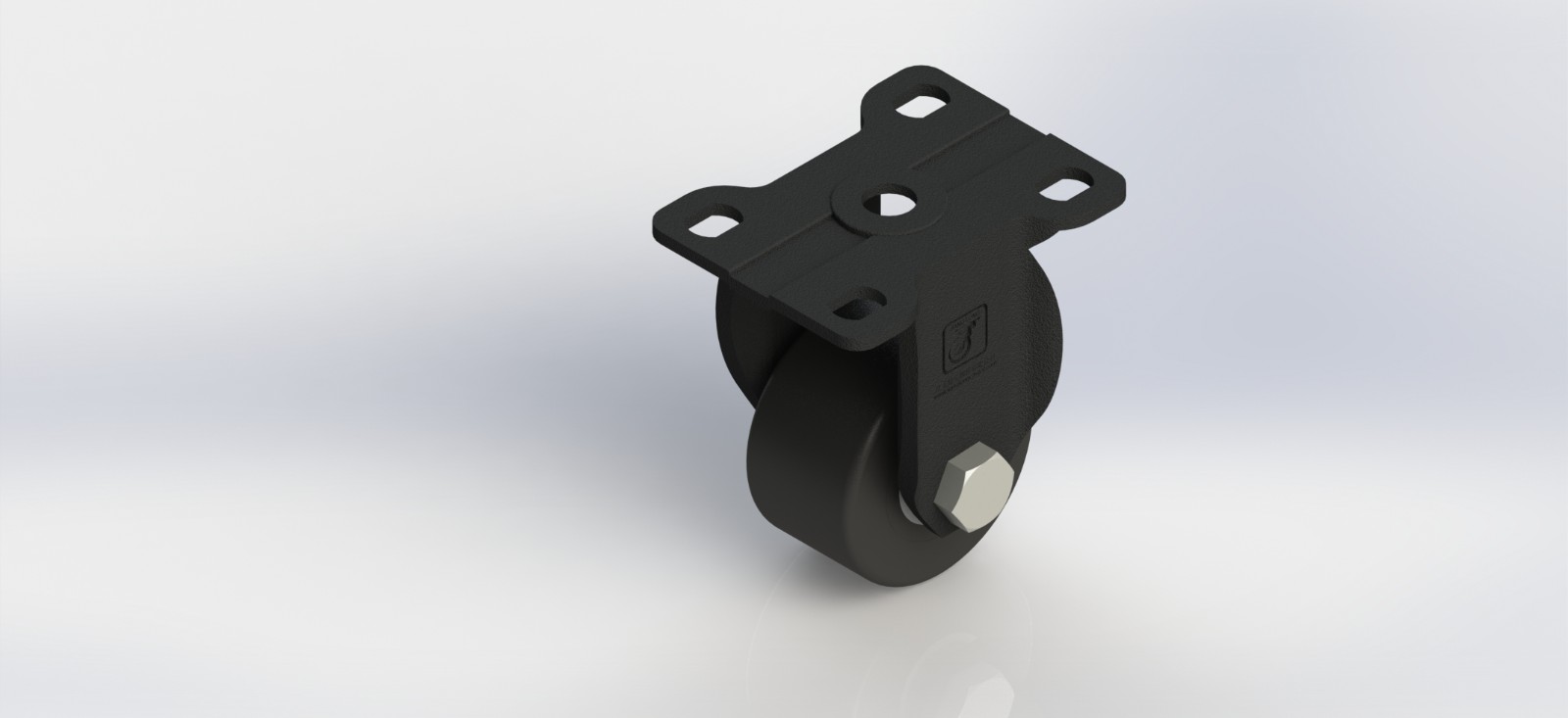 3320R-01-NY 2寸低重心尼龙固定轮