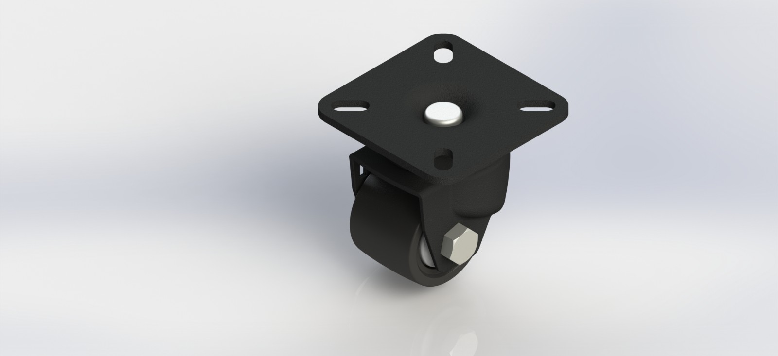 4120-01-NY 2寸低重心加强筋尼龙活动轮