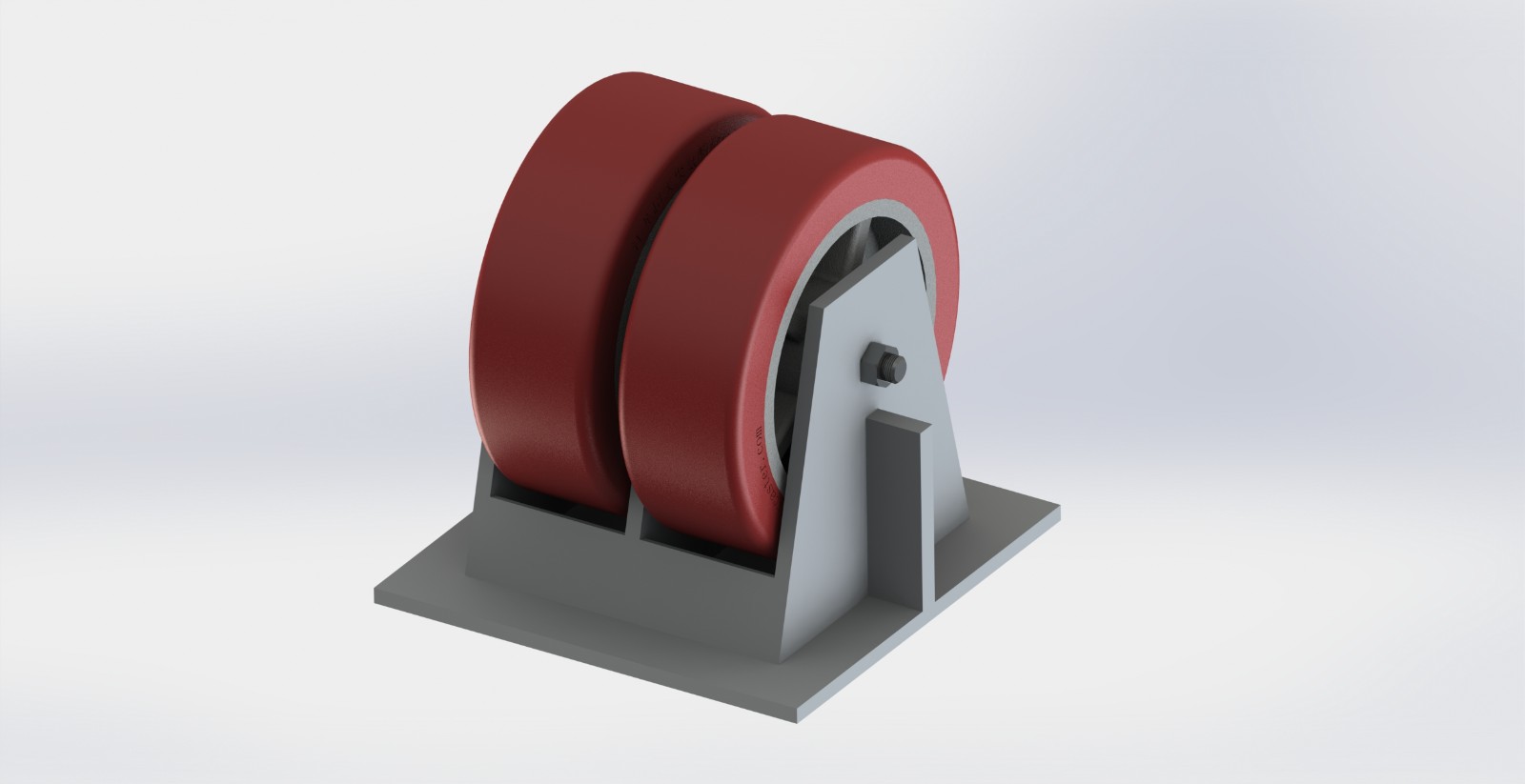 300100.2R-345345-MPCI 12x4铸铁包PU固定双孖轮