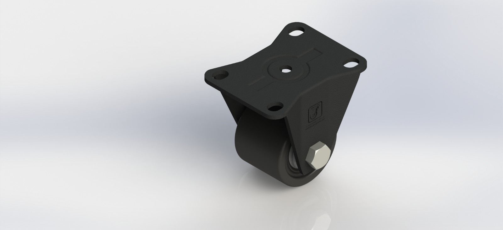 5625R-01-NY 2.5寸低重心美式牛仔尼龙固定轮