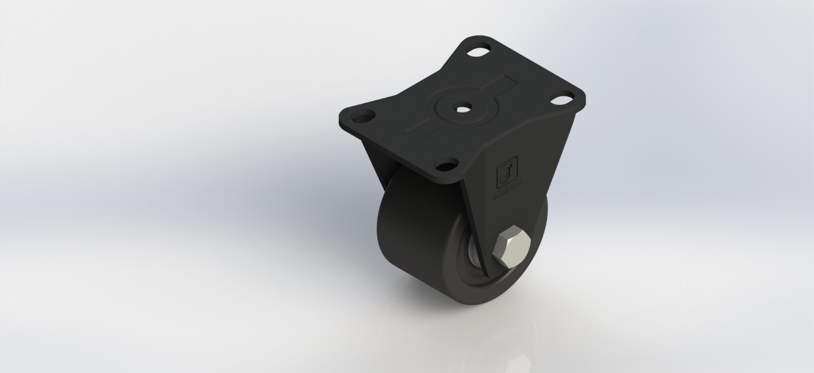 5630R-01-NY 3寸低重心美式牛仔尼龙固定轮