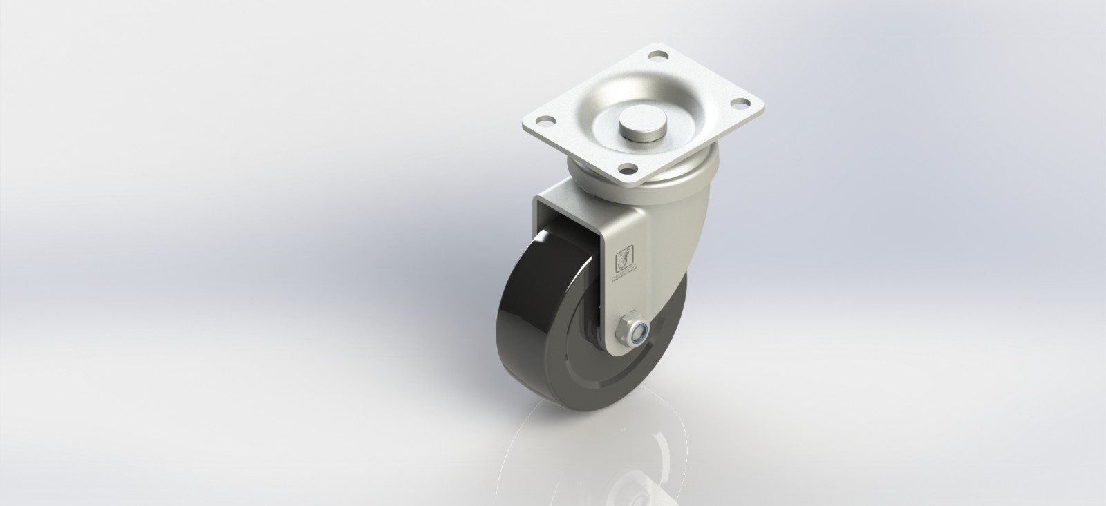 2725-01-MC.NY 2.5寸MC尼龙平底活动轮