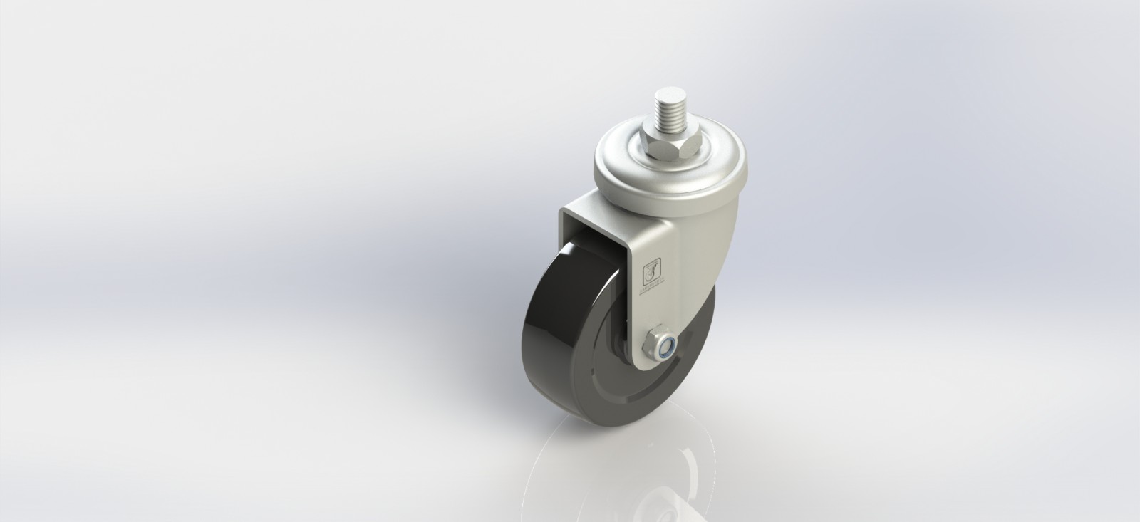 2725-21-MC.NY 2.5寸MC尼龙丝杆活动轮