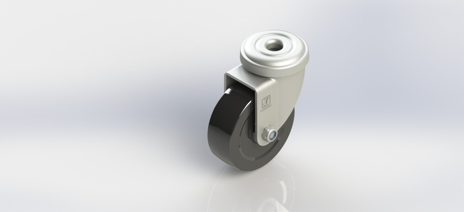 2725-50-MC.NY 2.5寸MC尼龙孔顶活动轮