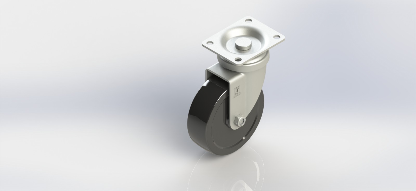 2735-01-MC.NY 3.5寸MC尼龙平底活动轮