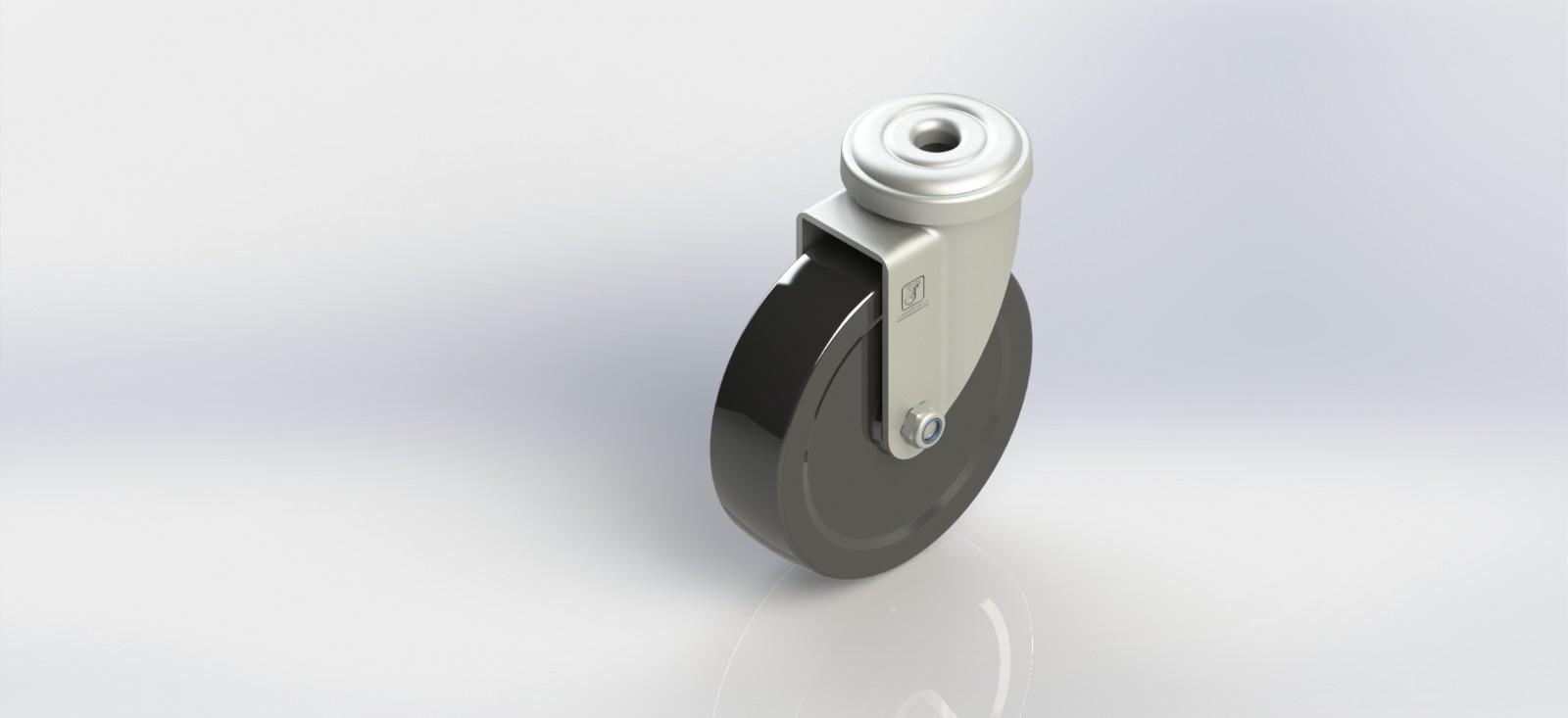 2730-50-MC.NY 3寸MC尼龙孔顶活动轮