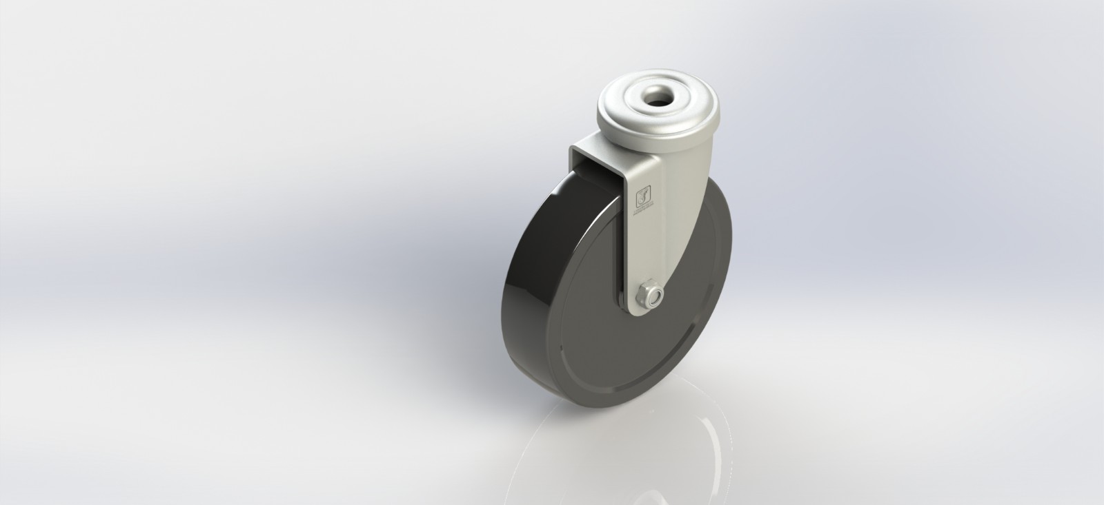 2740-50-MC.NY 4寸MC尼龙孔顶活动轮