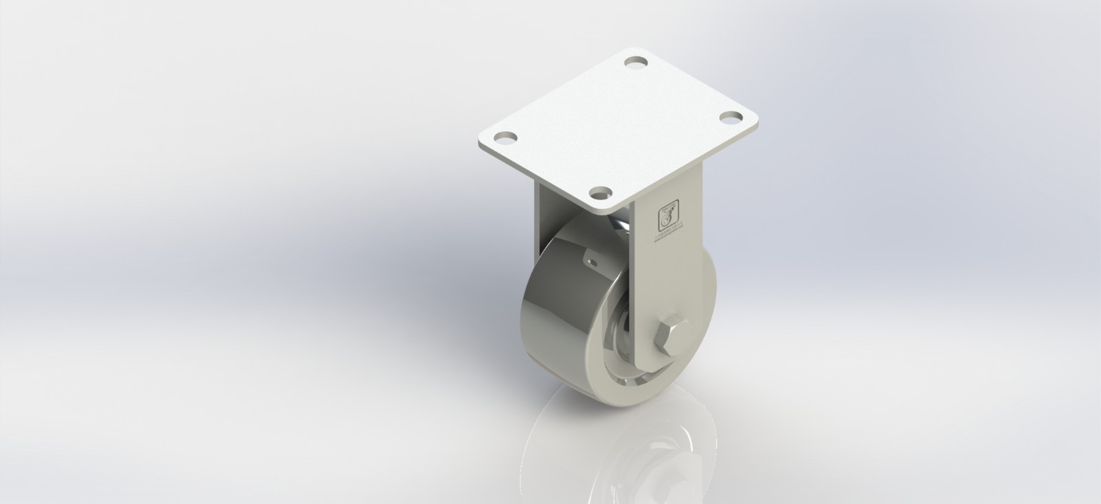 3320R-01-DC 2寸钢轮固定轮