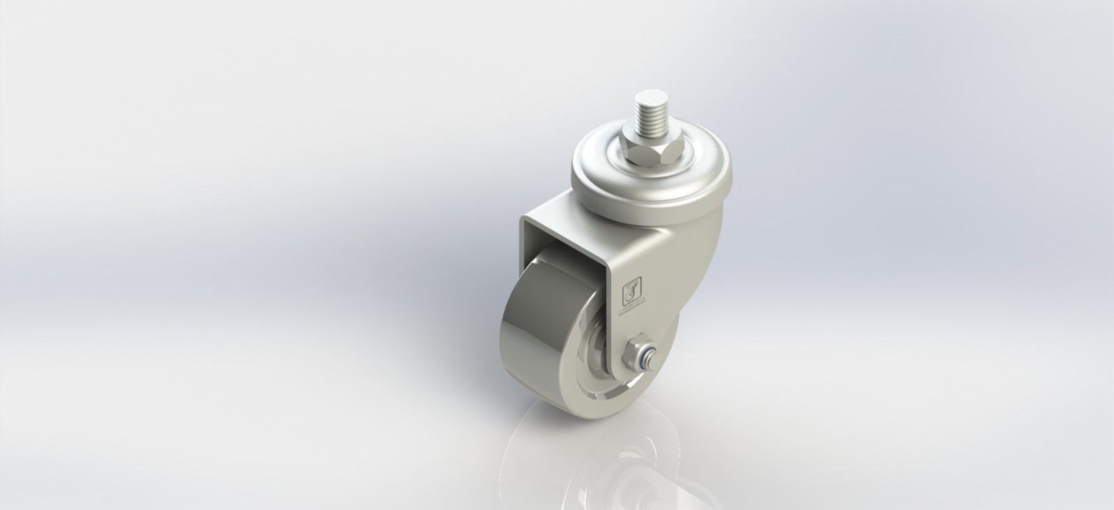 3320-21-DC 2寸钢轮丝杆活动轮