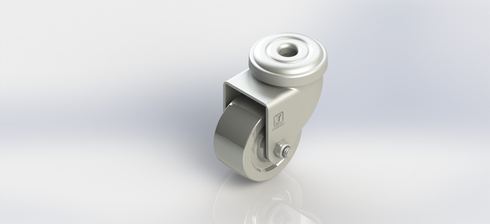 3320-50-DC 2寸钢轮孔顶活动轮