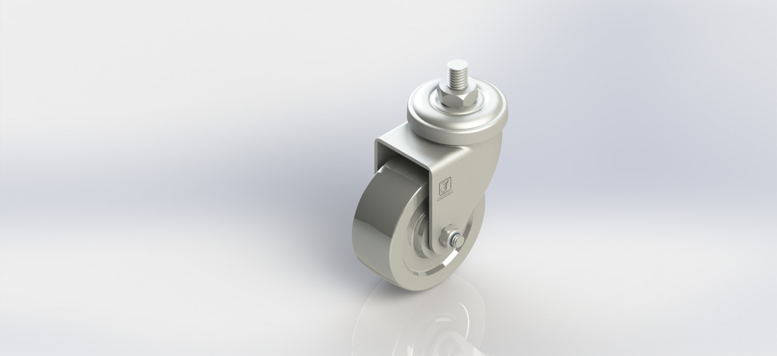 3325-21-DC 2.5寸钢轮丝杆活动轮