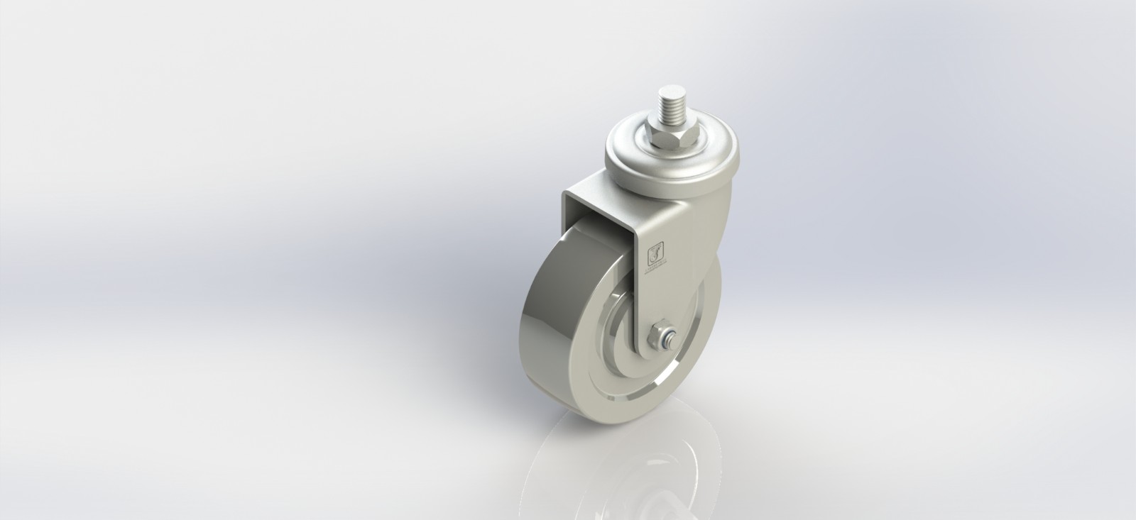 3330-21-DC 3寸钢轮丝杆活动轮