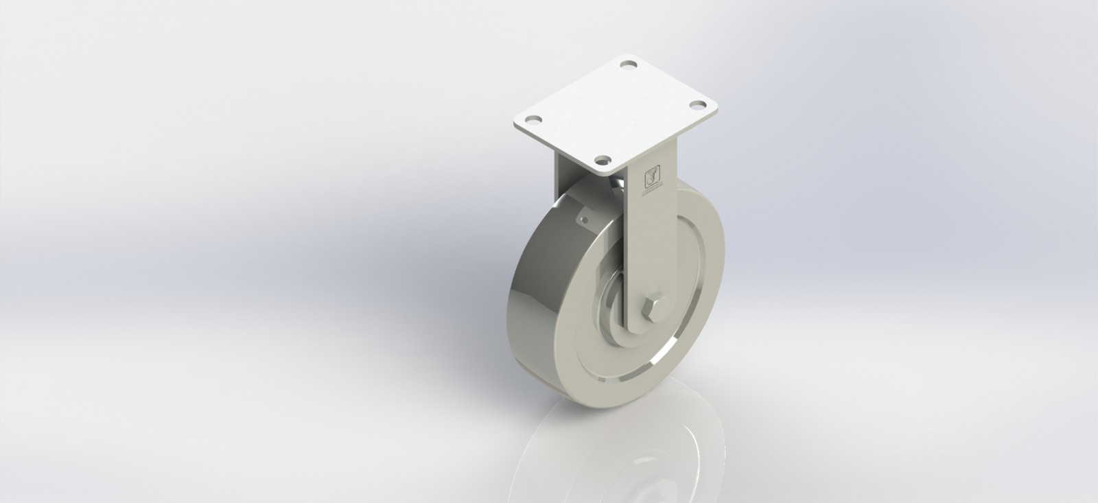 3335R-01-DC 3.5寸钢轮固定轮