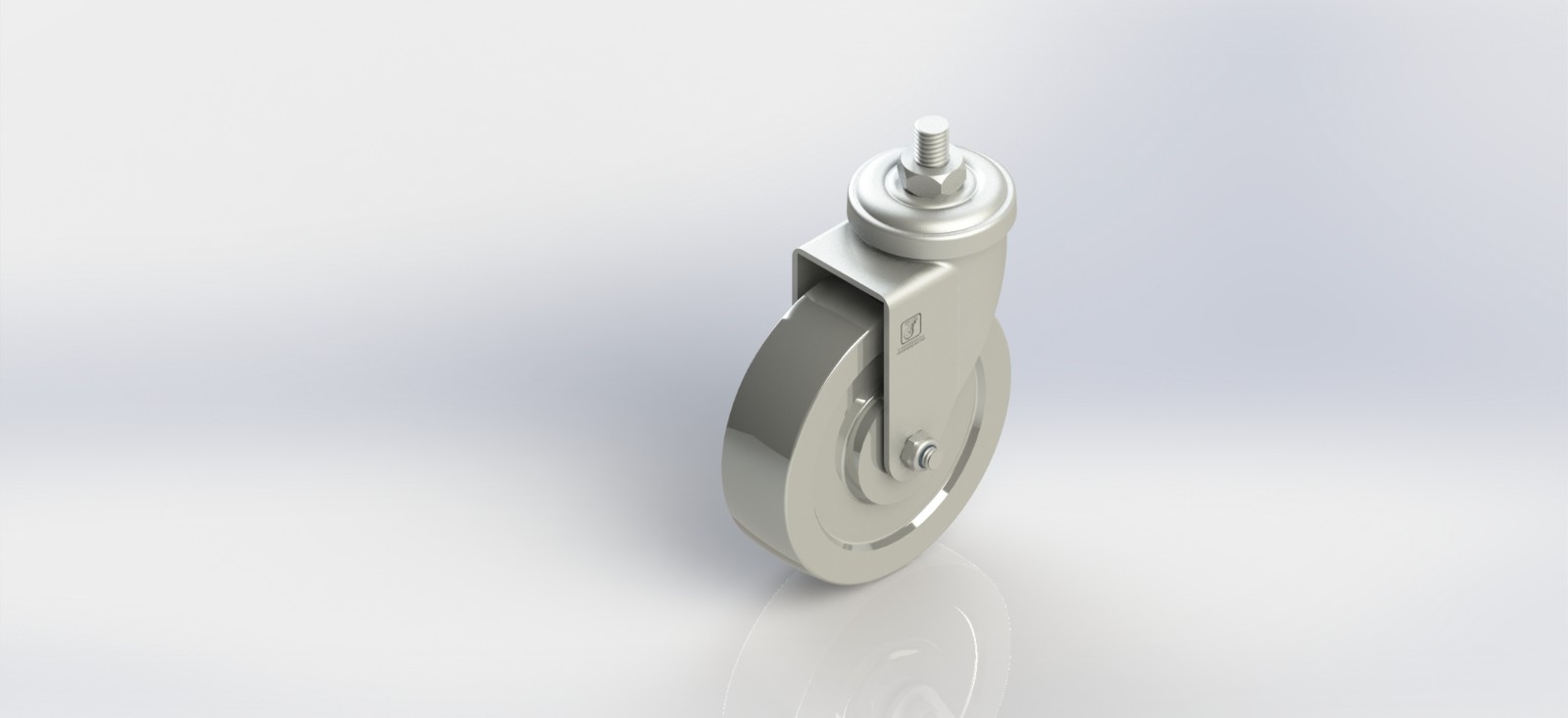 3335-21-DC 3.5寸钢轮丝杆活动轮