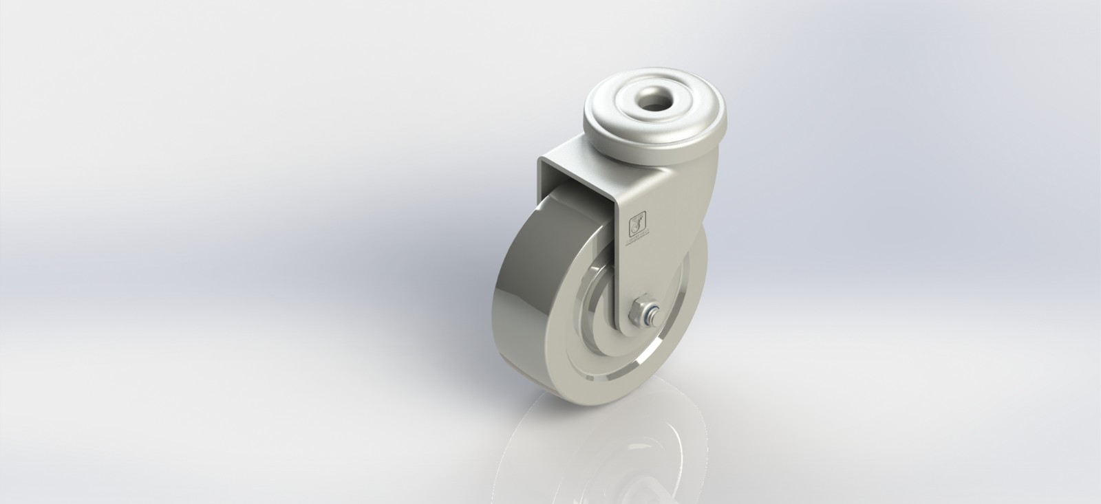 3335-50-DC 3.5寸钢轮孔顶活动轮