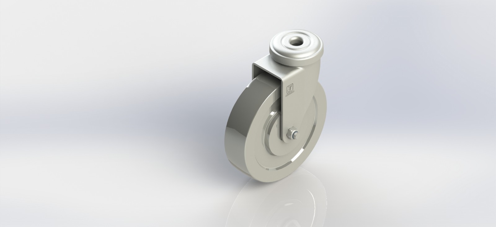 3340-50-DC 4寸钢轮孔顶活动轮