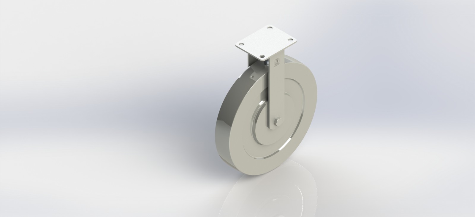 3360R-01-DC 6寸钢轮固定轮