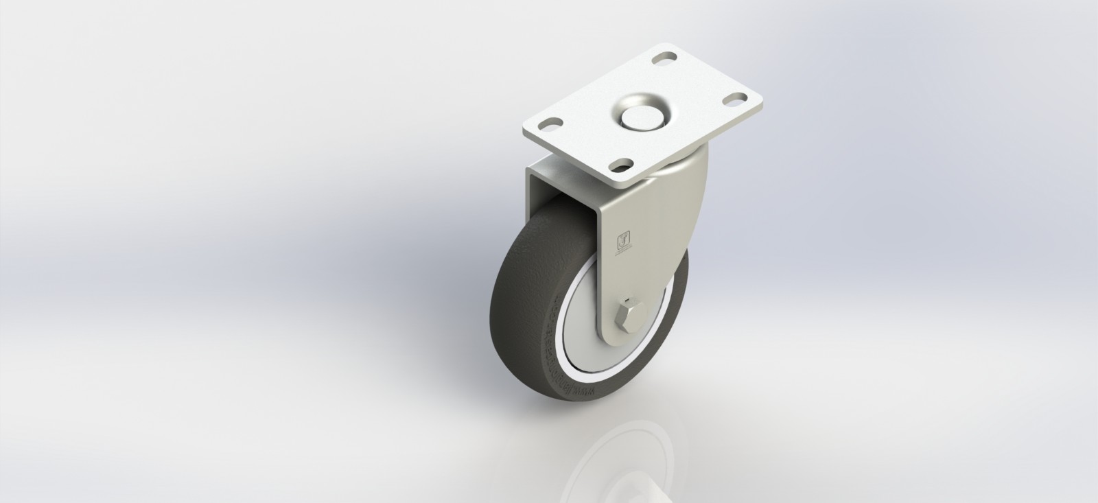 4240-01-TPR 4寸塑芯TPR活动轮