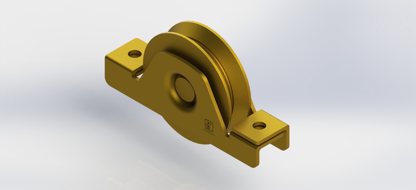 LPVW9022 90V型单轴叠片式滑轮