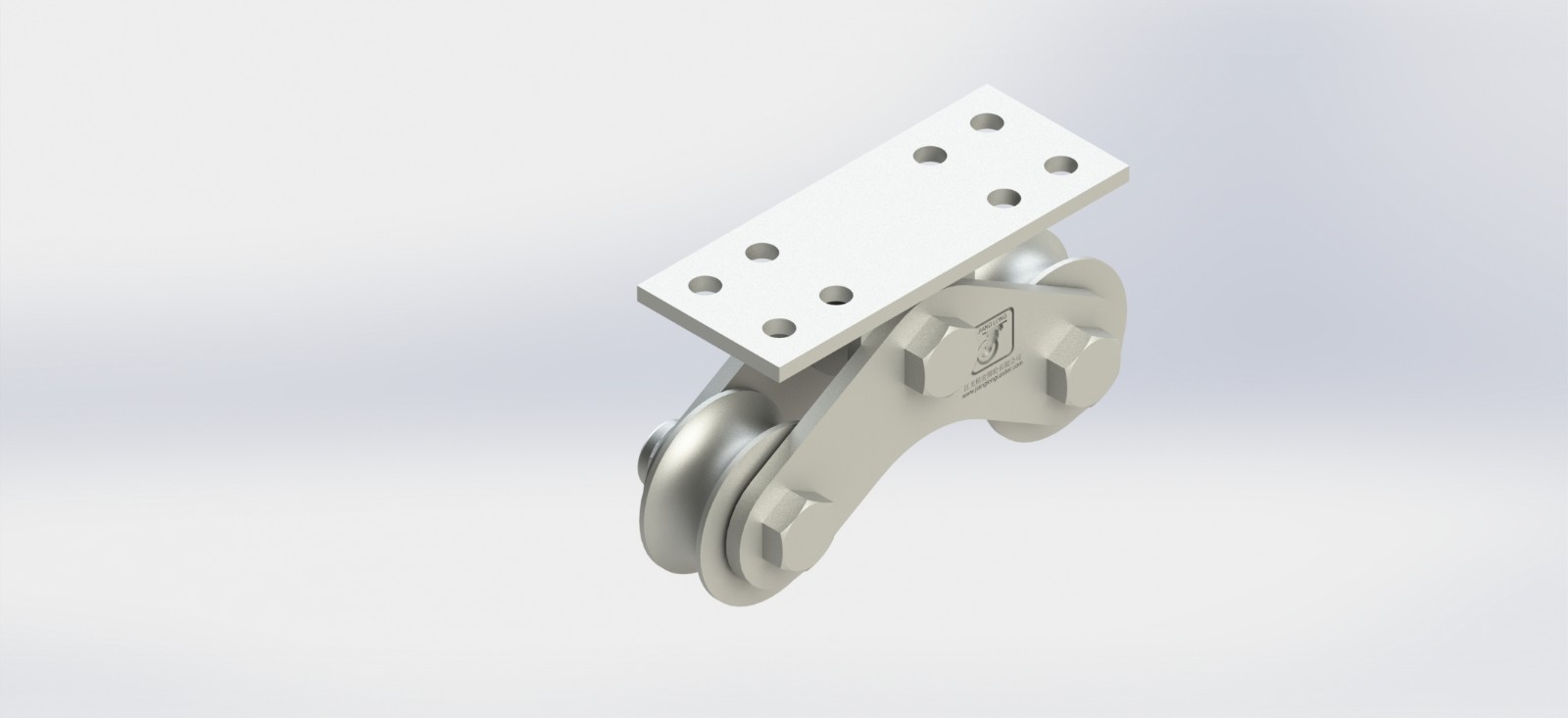 BTB50U 50双轴U型背靠背导轨轮