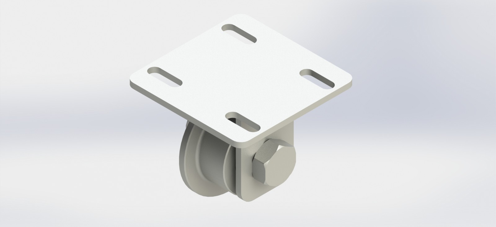 T11040R-140140-T11082.6205 110x40mm固定导轨轮