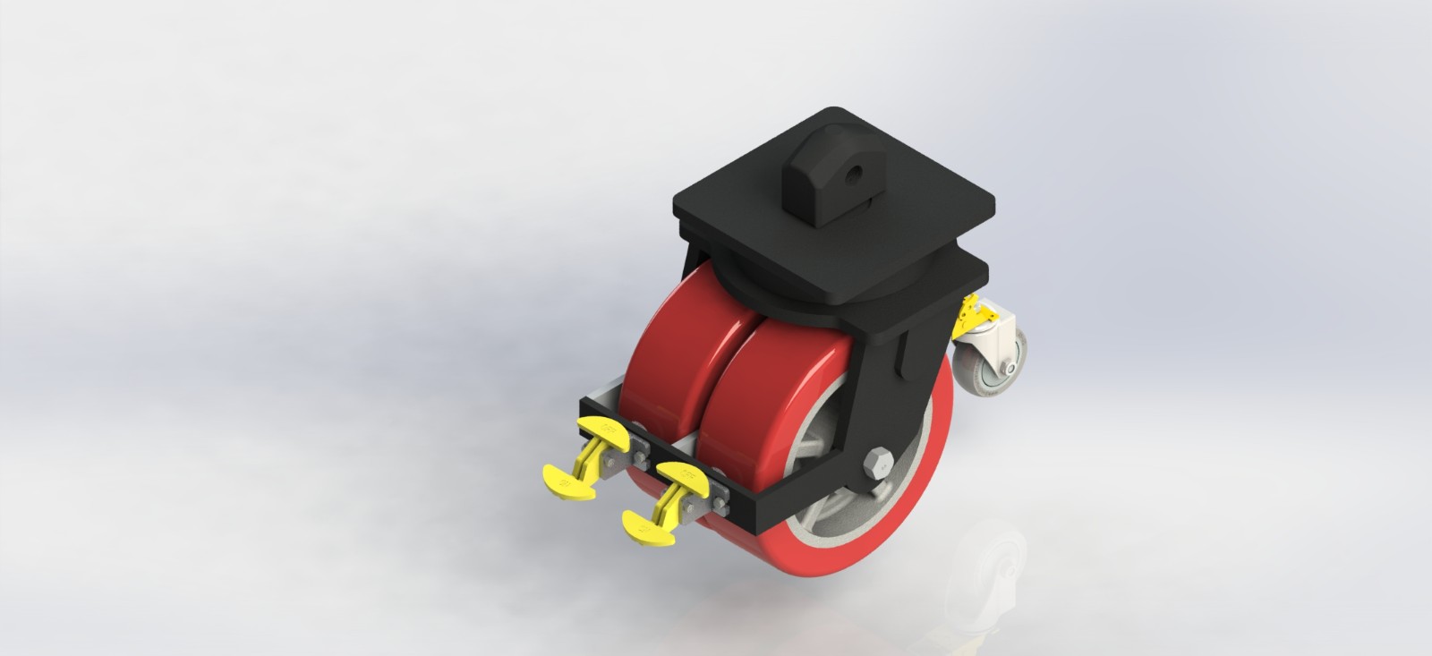 特殊定制超重型脚轮支架组装体V1.02