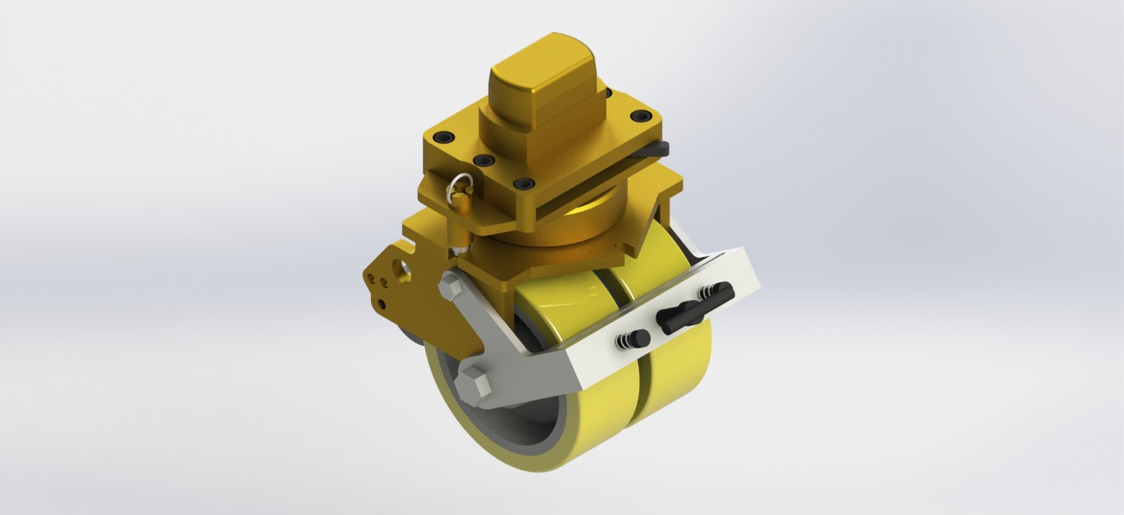 DZK8882-DCISTD-MPCI-PWB-PSL 8x3超重型集装箱脚轮