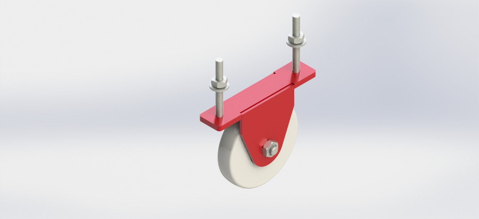 10020R-140110-MC.NY.B6303 100x20mm固定型定制脚轮