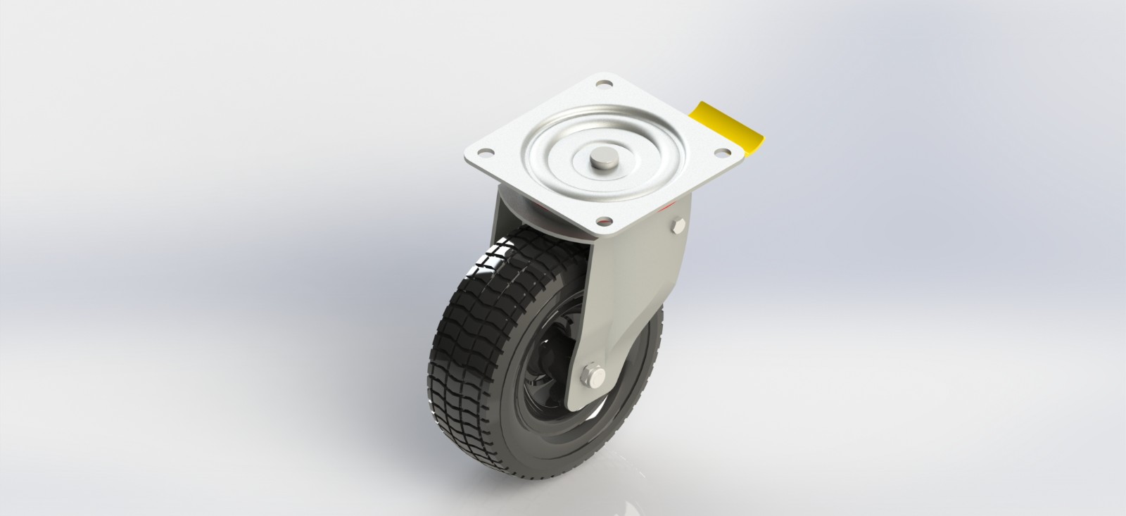 CP2590-17175-CP-TTB 9寸发泡PU活动刹车轮