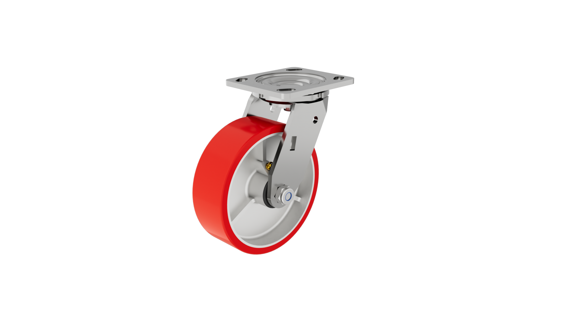 N6360-01-PCI 46系列6×2铸铁PU活动轮