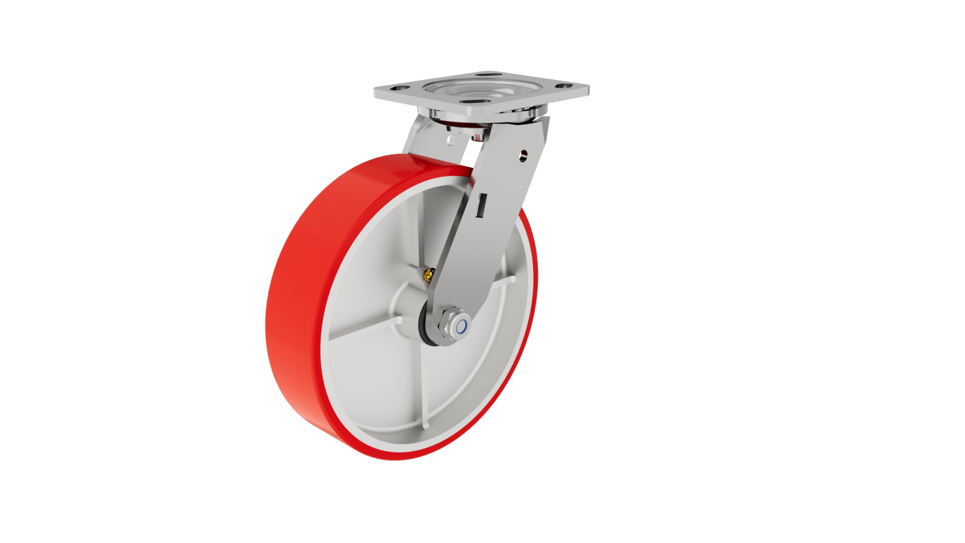 N6380-01-PCI 46系列8×2铸铁PU活动轮