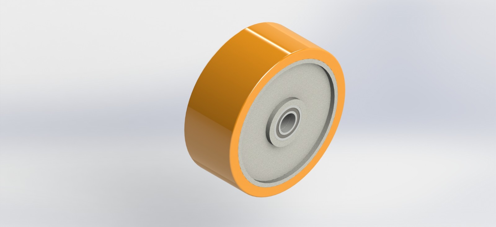 W500200-DCPU.6213 500x200mm钢芯包PU单轮.STL