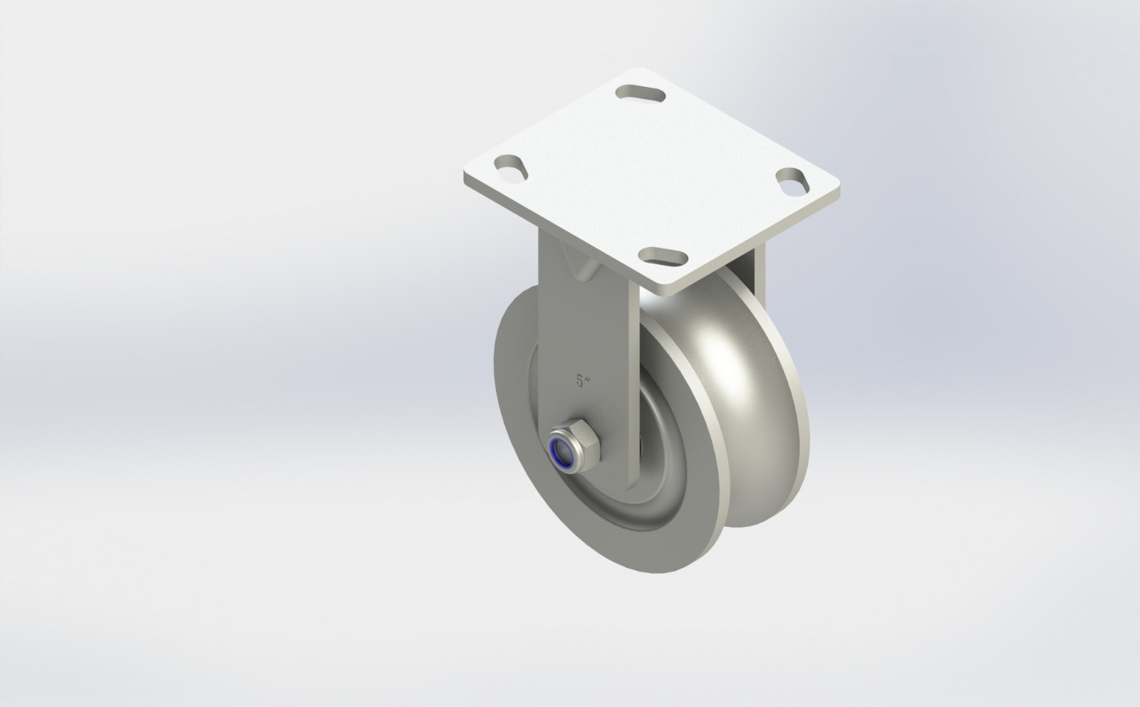 N6350-01-DCU 5x2 CNC U 型固定轮