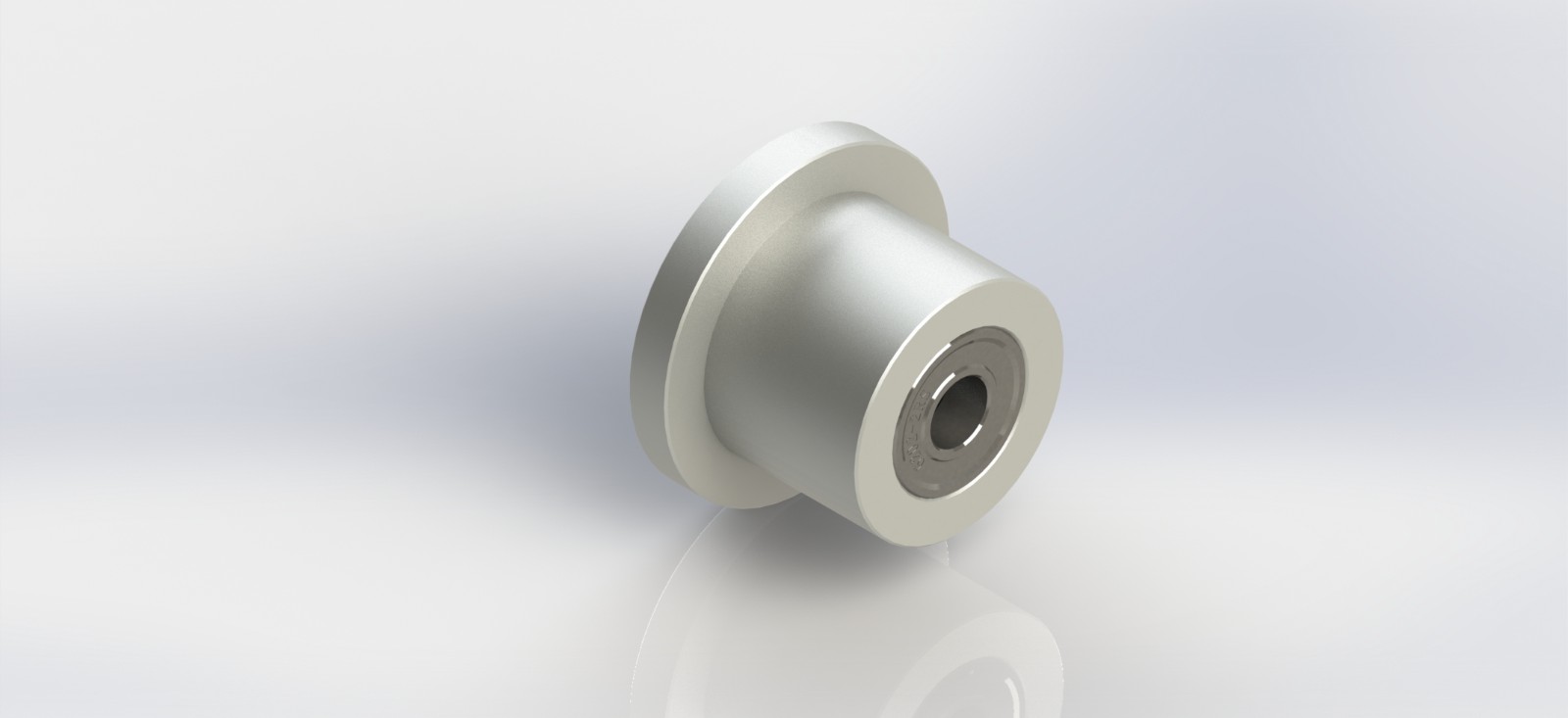 WT7540-S.b2 75x40mm T型单轮（6202轴承 15内孔）