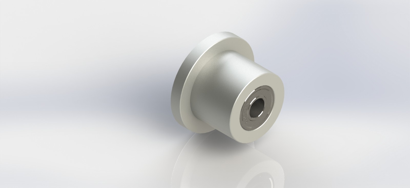 WT7540-S.b2 75x40mm T型单轮（6202轴承 15内孔）