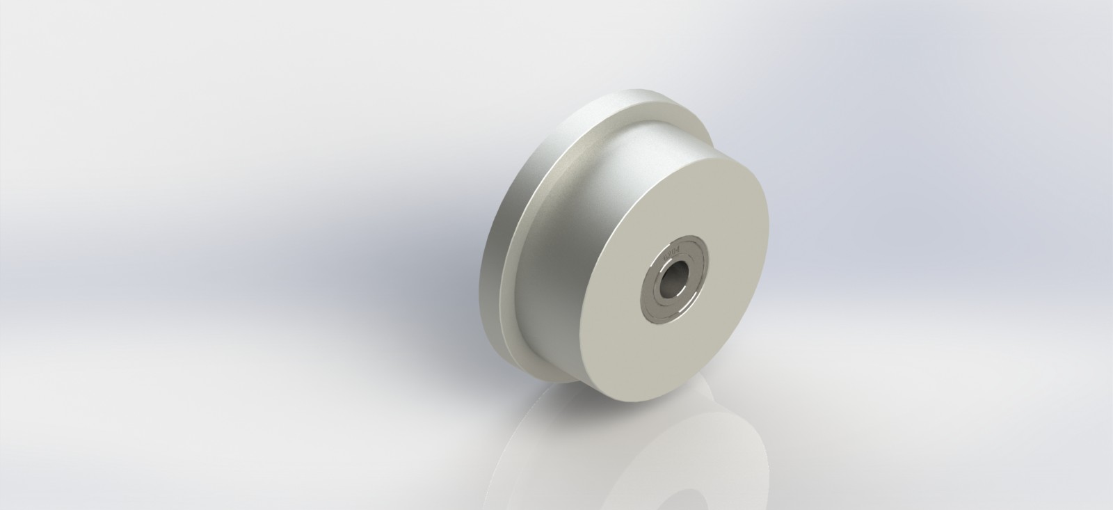 WT115045-S.b2 150x45mm T型单轮（6205轴承 25内孔）