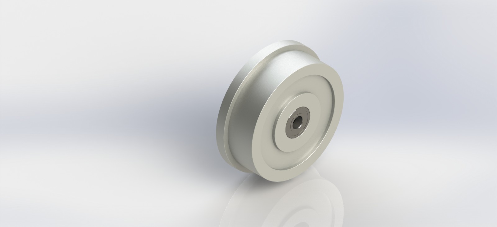 WT25060-S.b2 250x60mm T型单轮（6305轴承 25内孔）