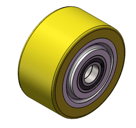 W8880-DCPU.B08 （200x100mm 钢芯包聚氨酯单轮6208）