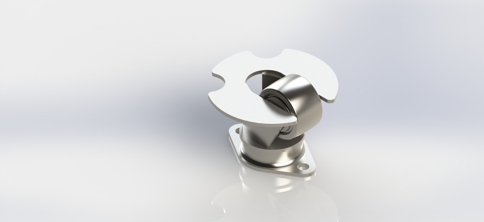 SS2822-01-SSDC-T 58x36mm 不锈钢机场轮