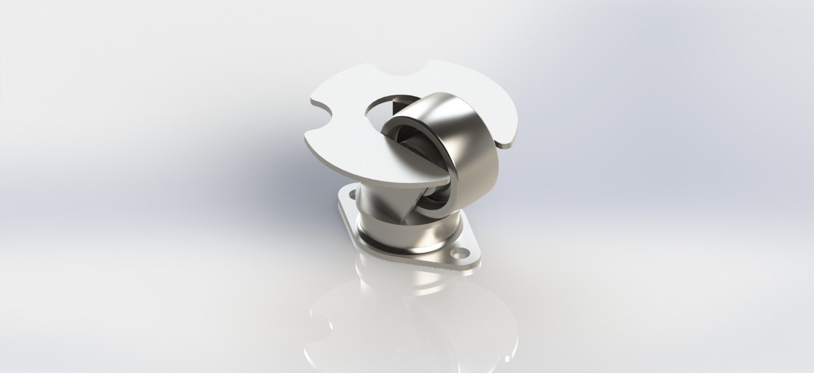 SS2828-01-SSDC-T 70x36mm 不锈钢机场轮