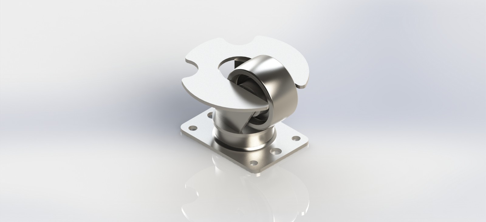 SS2828-02-SSDC-T 70x36mm 不锈钢机场轮