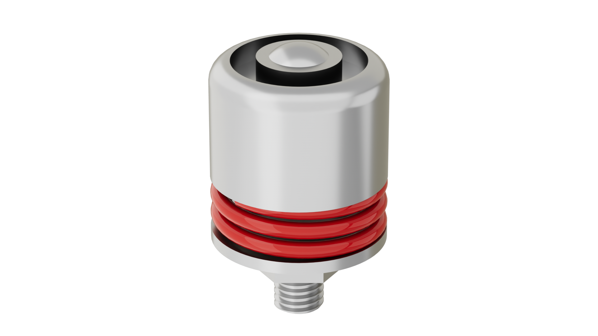 KS-01 19mm可吸震外置弹簧钢球朝下万向球